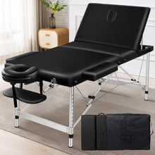 Carson 75cm Faux Leather 3 Fold Massage Table