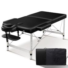 Carson 55cm Faux Leather 2 Fold Lift Up Massage Table
