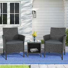 2 Seater Matteo Outdoor Armchair & Table Set