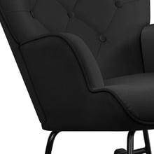 Collin Velvet Rocking Chair