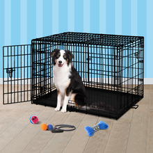 Jacob 3 Doors Metal Dog Cage with Tray