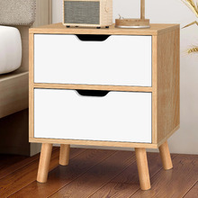 Cinar 2 Drawer Bedside Table