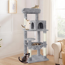 143cm Fir Wood Cat Scratching Tree