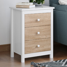 Geoffrey 3 Drawer Bedside Table