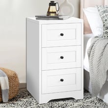 Constance 3 Drawer Bedside Table