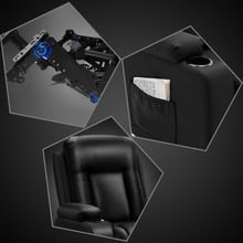 Polo Faux Leather Heated Massage Recliner Chair