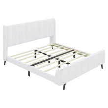 Ross Boucle Platform Bed
