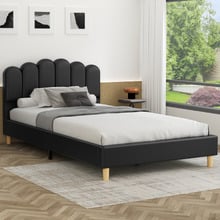 Philippa Faux Leather Bed Frame