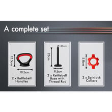 6 Piece Heracles Kettlebell Handle Set