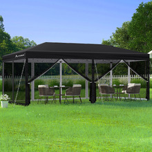 6m x 3m Kelvin Mesh Outdoor Pop-Up Gazebo