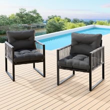 Zenebe Outdoor Dining Chairs (Set of 2)