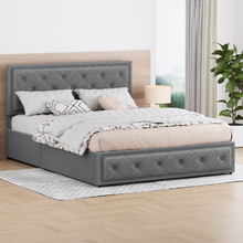 Hoyce Upholstered Gas Lift Storage Bed