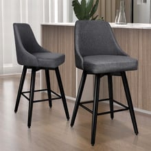 65cm Augusta Swivel Bar Stools (Set of 2)