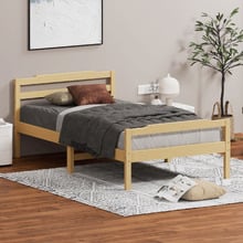 Lyna Pine Wood Bed Frame
