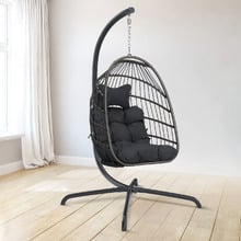 Broderick Outdoor Hanging Egg Chair with Stand
