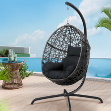 Geneva Outdoor Hanging Egg Chair with Stand