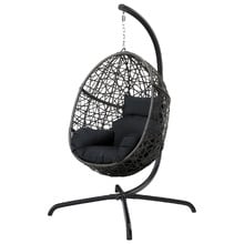Geneva Outdoor Hanging Egg Chair with Stand