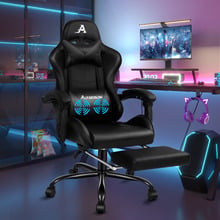 Darius Faux Leather Gaming Chair with Lumbar Massage