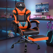 Darius Faux Leather Gaming Chair with Lumbar Massage
