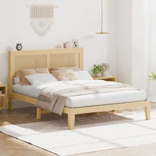 Diaz Rattan Platform Bed