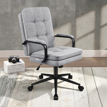Chloe Linen Home Office Chair