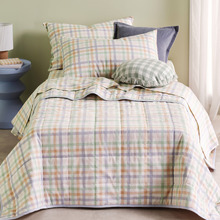 Orange Playground Organic Cotton Double Coverlet Set