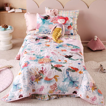 Ocean Magic Organic Cotton Double Coverlet Set
