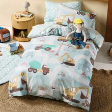 The Big Build Cotton Percale Quilt Cover Set