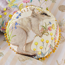 Linen House Kids Wilma Wallaby Cotton Slub Cushion
