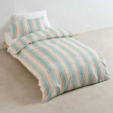 Linen House Kids Blue Sailor Stripe Quilt Cover Set