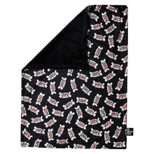 Black Hot Diggity Dog Pet Blanket