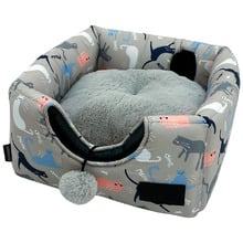 Taupe Catisse Cube Cat Bed