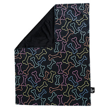 Neon Bone Pet Blanket