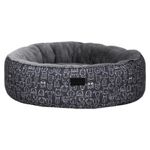 Dog Central Round Printed Dog Bed