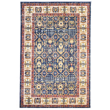 Navy Aaliyah Chobi-Style Rug