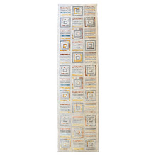 Cream & Grey Raya Power-Loomed Runner