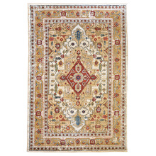 Cream Ara Power-Loomed Rug