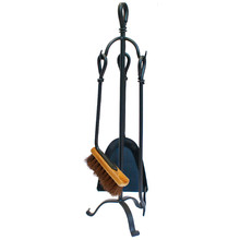 4 Piece Svarog Steel 75cm Fireplace Tool Set