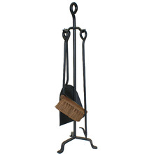 4 Piece Svarog Steel 2.64kg Fireplace Tool Set