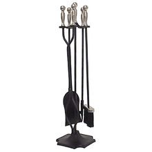 5 Piece Danilo Cast Iron Fireplace Tool Set