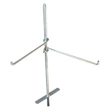 Stainless Steel Camping Pole with Hooks