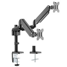 Black Weston Twin Monitor Arm