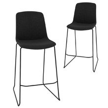 Calypso Upholstered Stackable Stools (Set of 2)