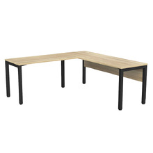 180cm Napa II Desk with Return & Modesty