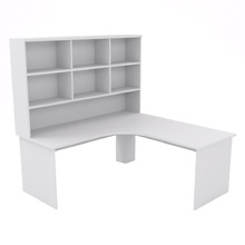 Richmond Slad End Workstation with Hutch