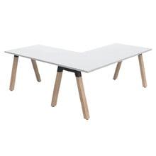 Cambridge Straight Desk with Return
