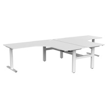 Portobello Double-Sided Electric Sit & Stand Workstation