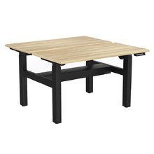 Portobello Sit & Stand Shared Desk with Cable Tray