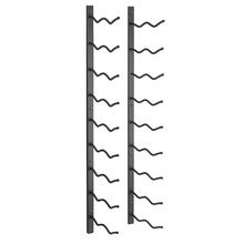 Yves 18 Bottle Wall Mounted Iron Wine Rack