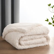 Serene Faux Fur Throw